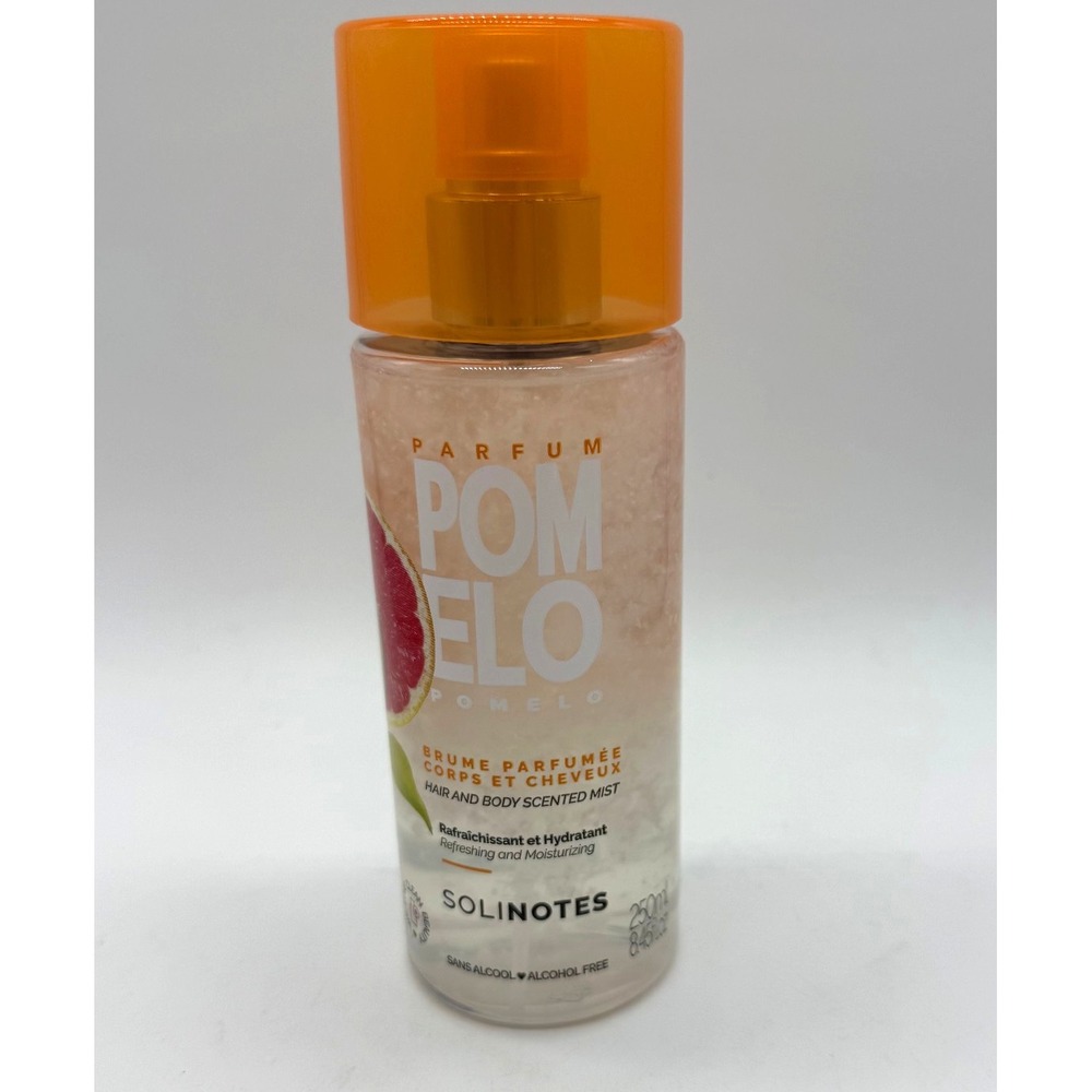 SoliNotes Parfum Pomelo, Hair & Body Scented Mist Natural Spray 8.45 oz